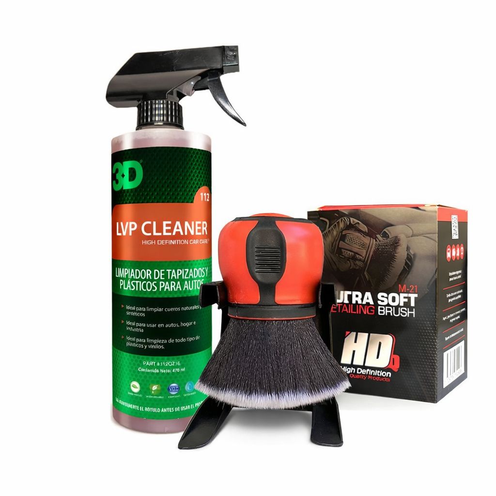 LVP Cleaner 500ml + Cepillo para limpieza de interior