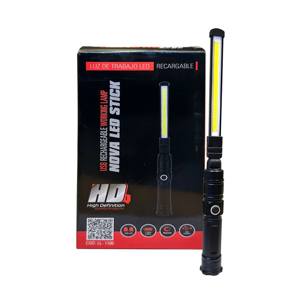 Linterna HDQ Led Extensible Multi Funcion 400 Lúmenes - Aluminio